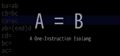 A等于B