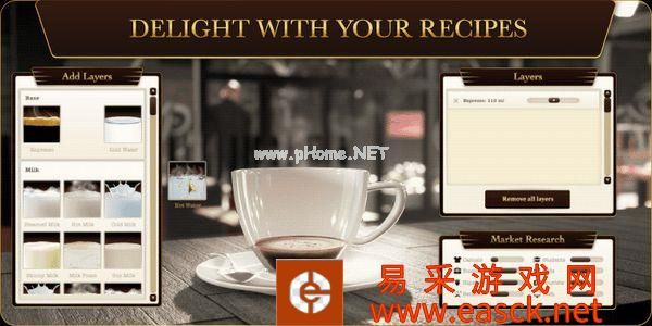 新游《浓缩咖啡大亨》推出试玩Demo 支持简中