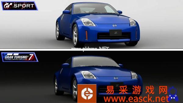《GT SPORT》与《GT赛车7》画面对比图公开