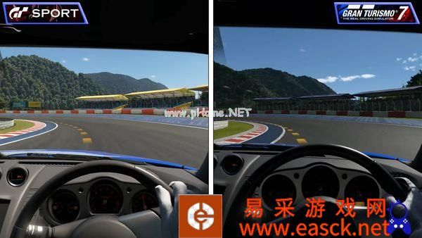 《GT SPORT》与《GT赛车7》画面对比图公开