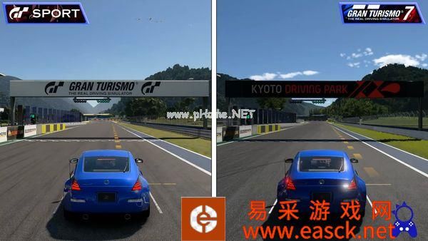 《GT SPORT》与《GT赛车7》画面对比图公开