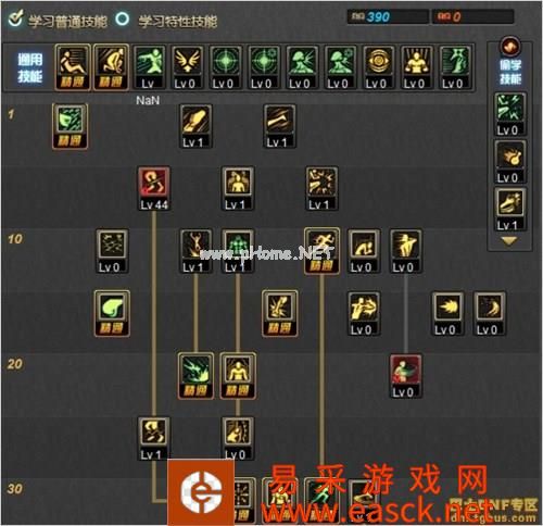DNF男散打二觉刷图加点 dnf男散打二觉技能分析