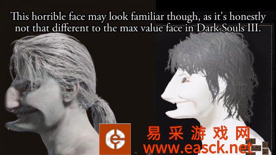 《艾尔登法环》角色创建器隐藏了面部变形 很猎奇