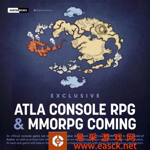 知名动画《降世神通》将推出数款游戏 目前已在开发中