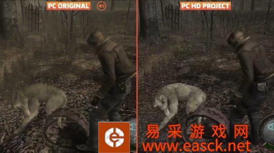 《生化危机4》高清画质MOD对比PC原版效果演示