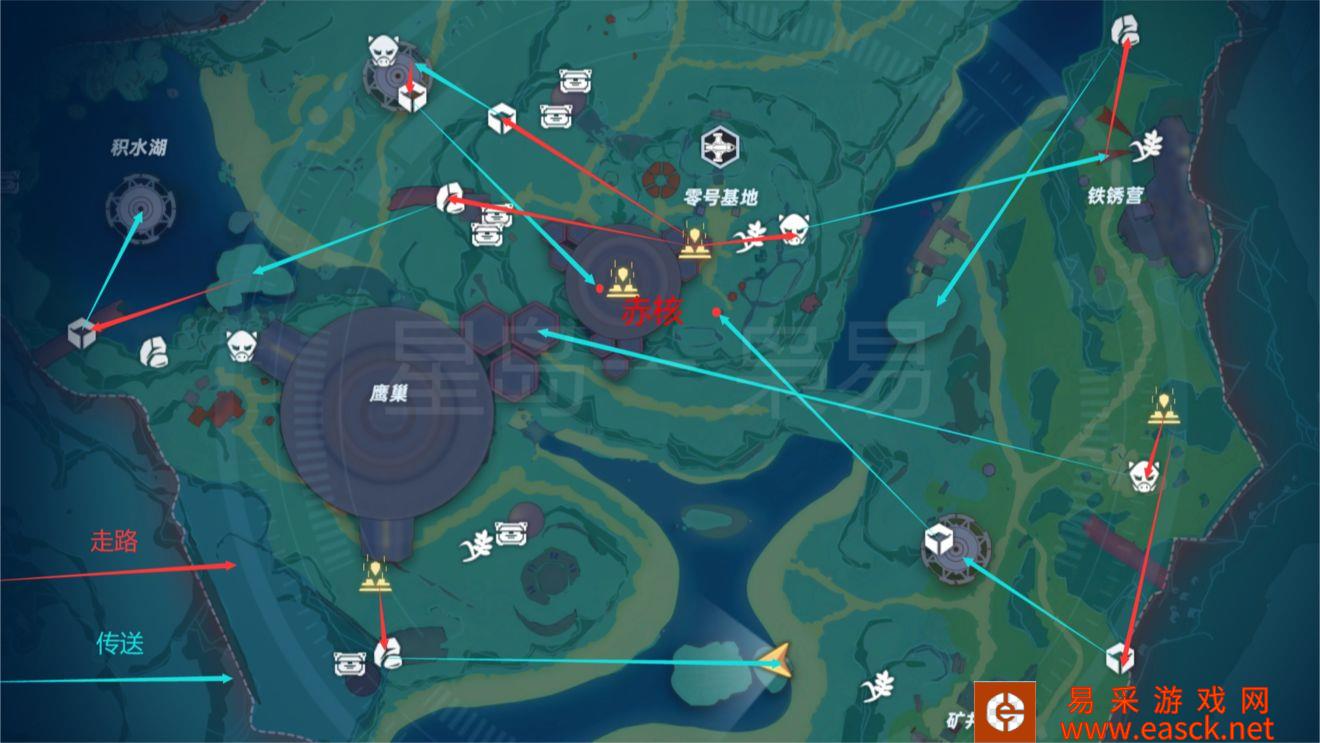 幻塔人工岛怎么上去 金核传送点路线分享