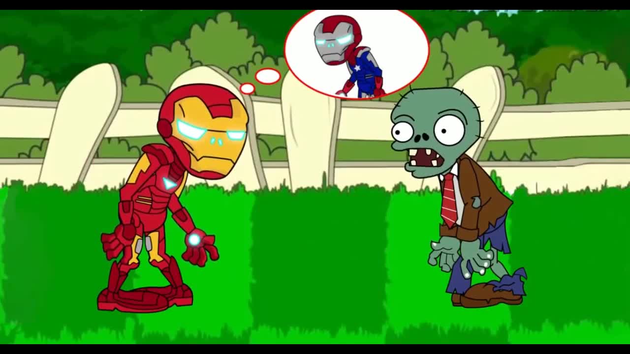 植物大战僵尸：真假钢铁侠