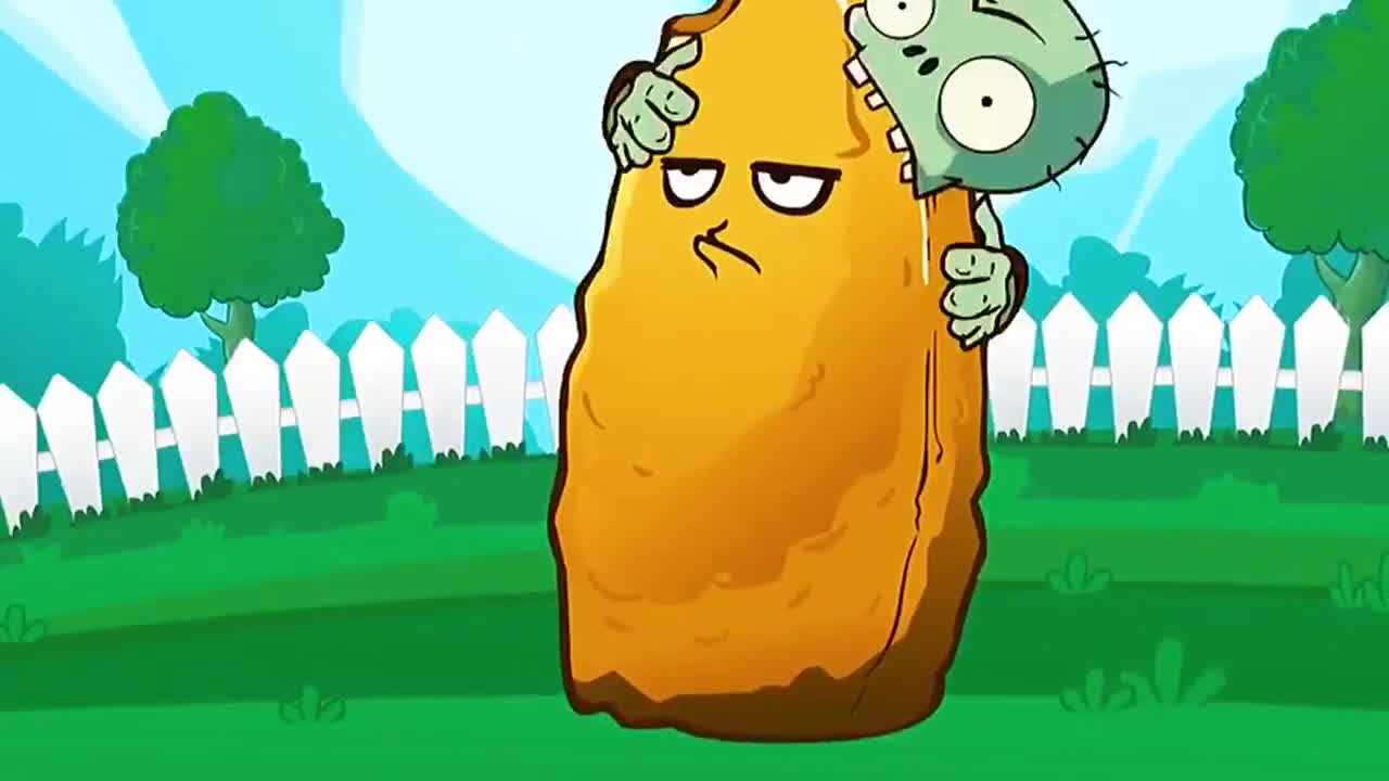 植物大战僵尸：大坚果被僵尸当成薯片吃掉，下一秒变身炸弹，太逗了