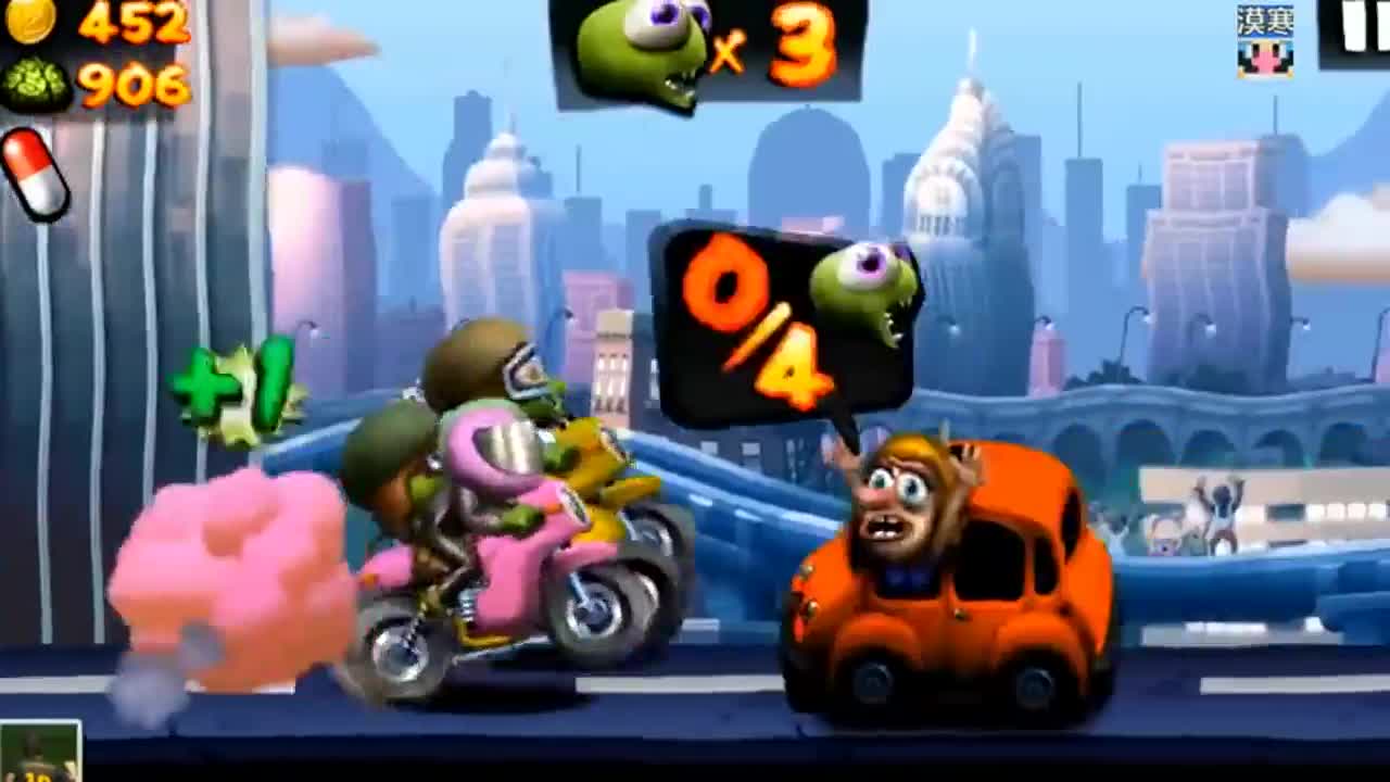 僵尸尖叫：机车僵尸产生了bug，永远无法摔落悬崖