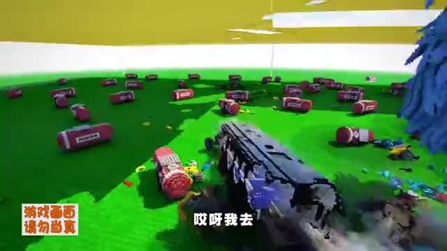 模拟器：没成想一个玩具猫这么厉害，连坦克都不是对手