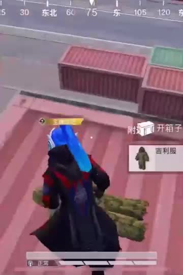 和平精英：捡吉利服对比，大神VS新手，看看大神怎么捡吉利服？