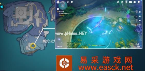 原神在常夜时调查池水怎么上去