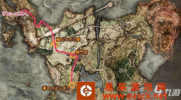 《艾尔登法环》墓地洞窟BOSS及道具位置汇总 湖之利耶尼亚地图攻略