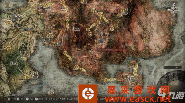 《艾尔登法环》死亡钩棒怎么获得 死亡钩棒掉落点标注