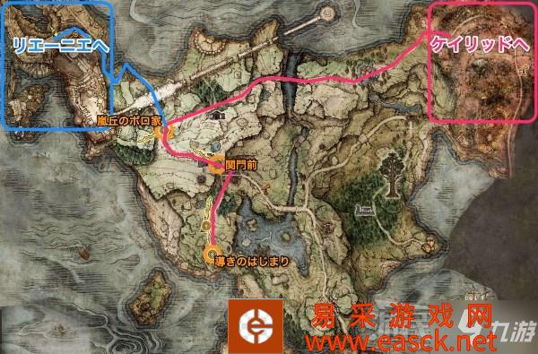 《艾尔登法环》墓地洞窟BOSS及道具位置汇总 宁姆格福地图攻略