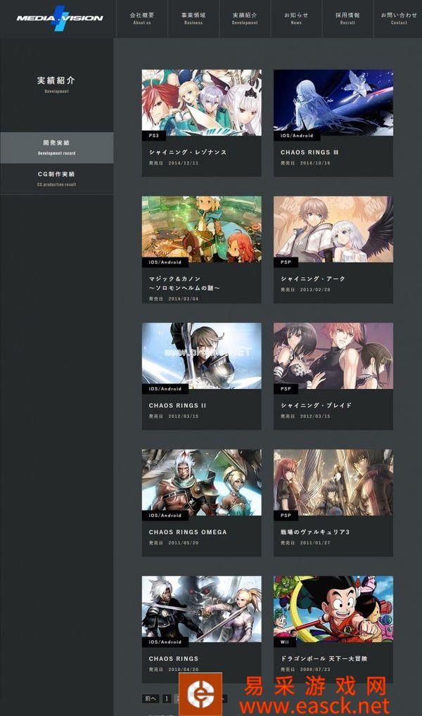 MEDIA.VISION社长表示公司正同步开发5款新作