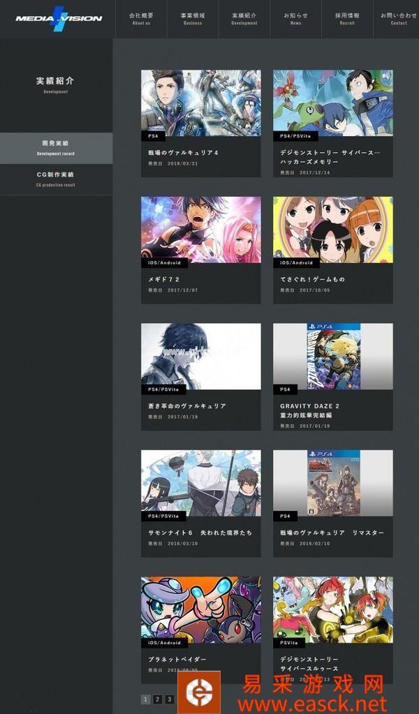 MEDIA.VISION社长表示公司正同步开发5款新作