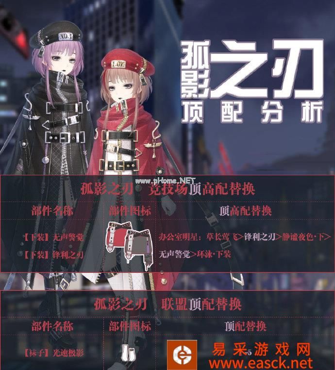 《奇迹暖暖》孤影之刃顶配分析