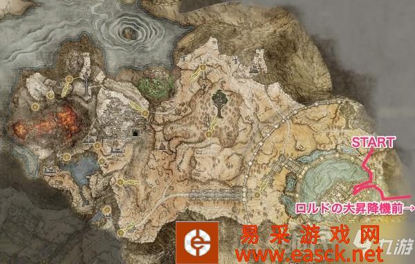 《艾尔登法环》墓地、洞窟、BOSS及道具位置汇总 巨人山顶地图攻略