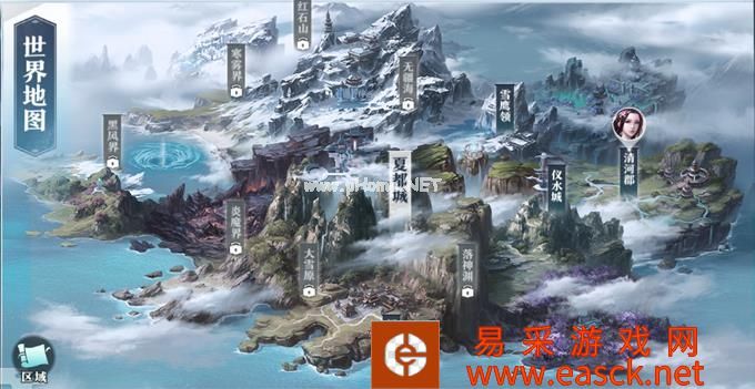 《雪鹰领主》手游地图场景一览