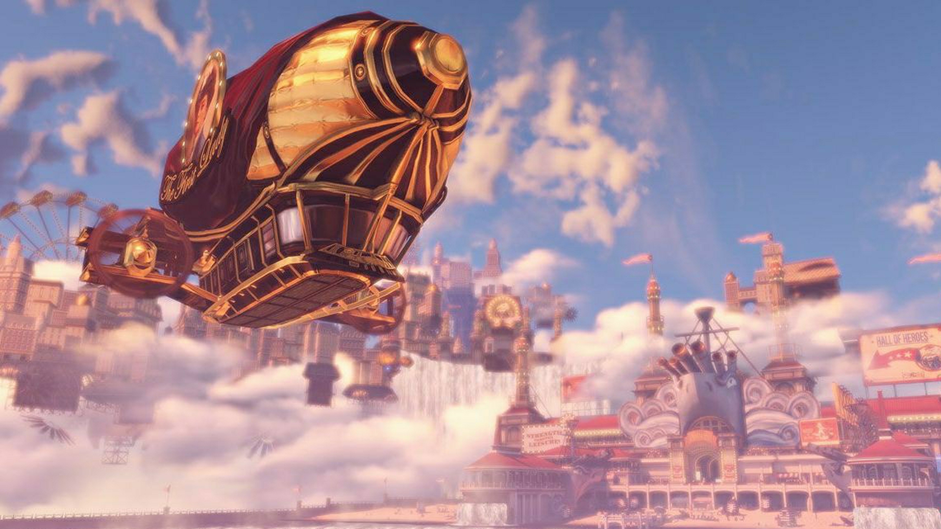 《生化奇兵无限》第九期天空之城最顶端#生化奇兵无限