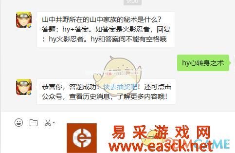 山中井野所在的山中家族的秘术是什么？
