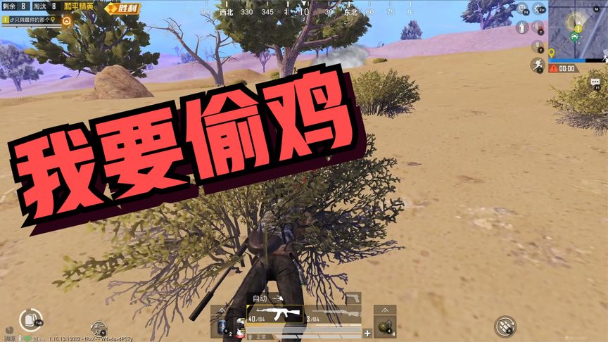 主播：他们负责打，一会鸡就是我的！独狼果然最可恨