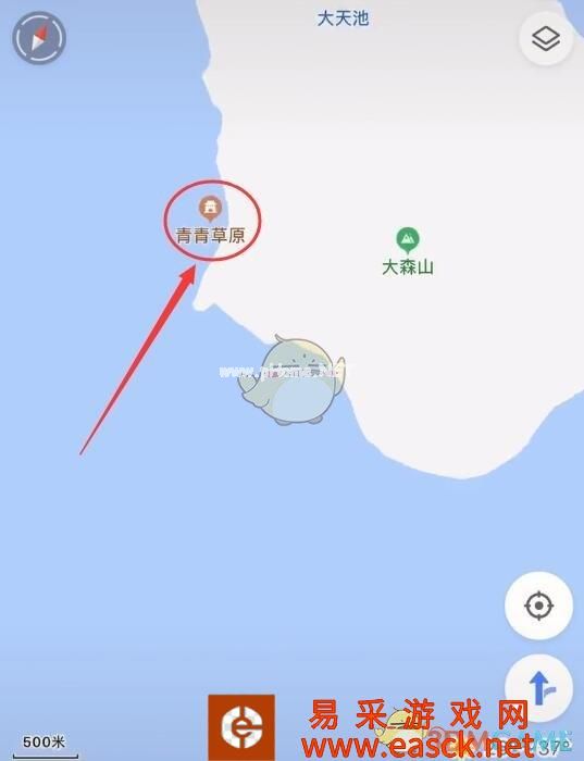 抖音青青草原定位在哪