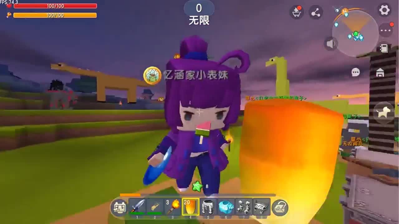 迷你世界：帅哥找到鼹鼠窝，相当于找到金钻库，打倒恐龙机会来了