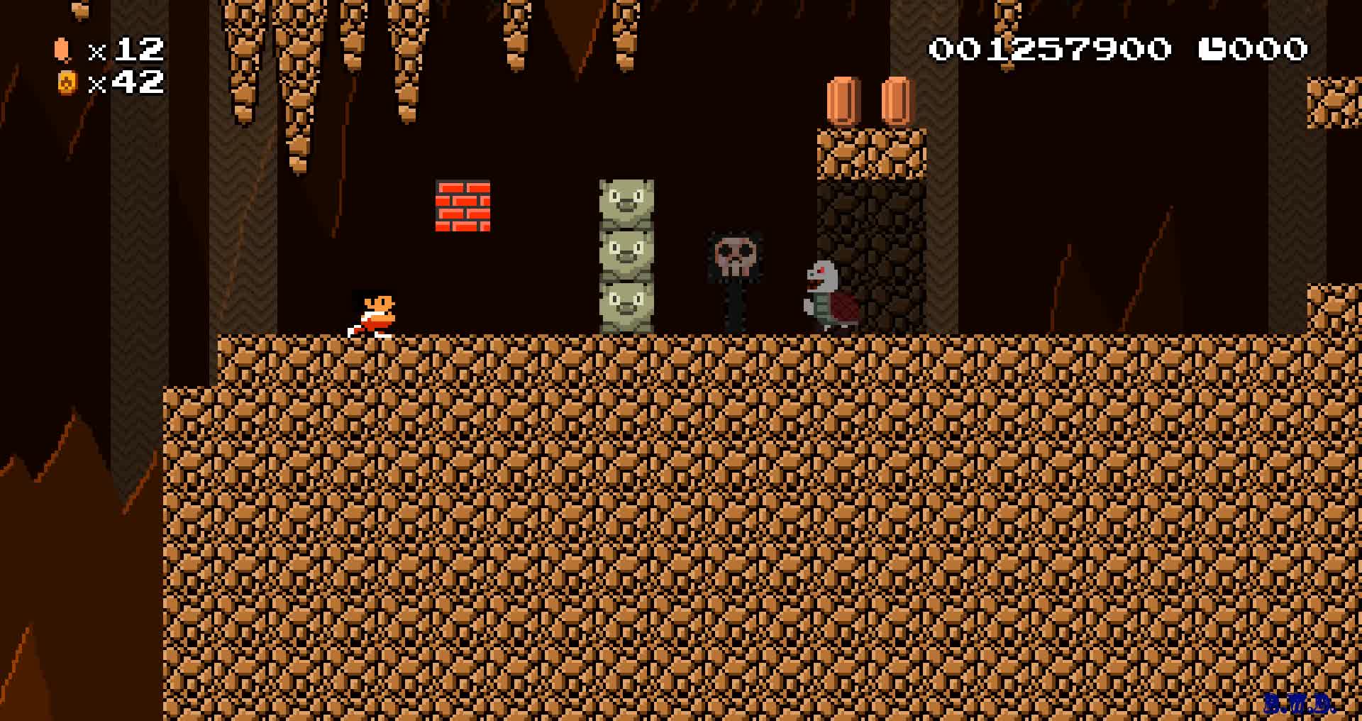 MARI0传送门版马里奥（Goldshroom1DX） EP18\-一排超大号的食人花怕不