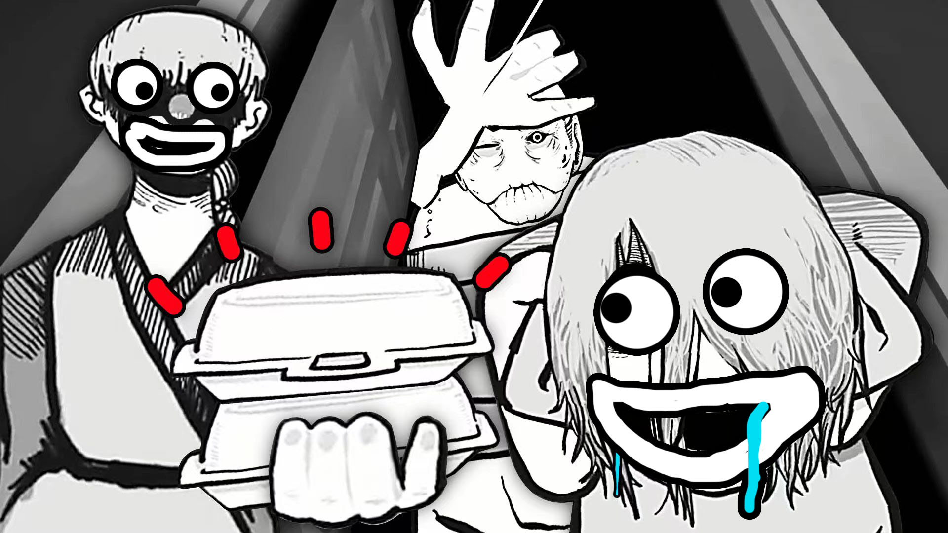 送饭 放学后妈妈让我送怪异的黏稠剩饭给邻居吃！小熙解说#小熙解说