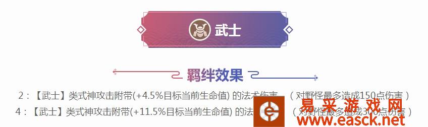 《阴阳师智走棋》武士羁绊效果及武士式神介绍