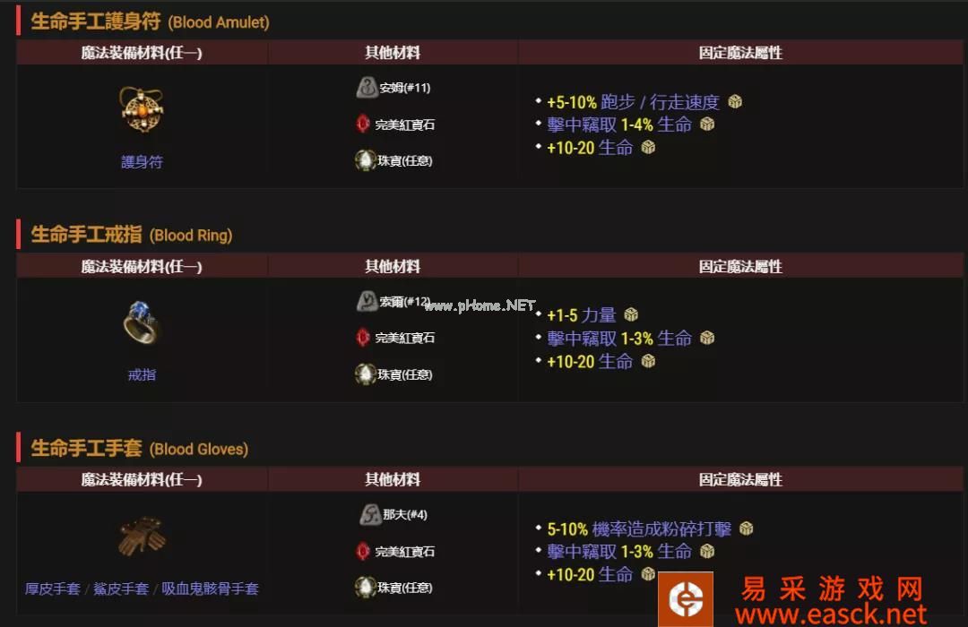 《暗黑破坏神2重制版》手工装备怎么合成