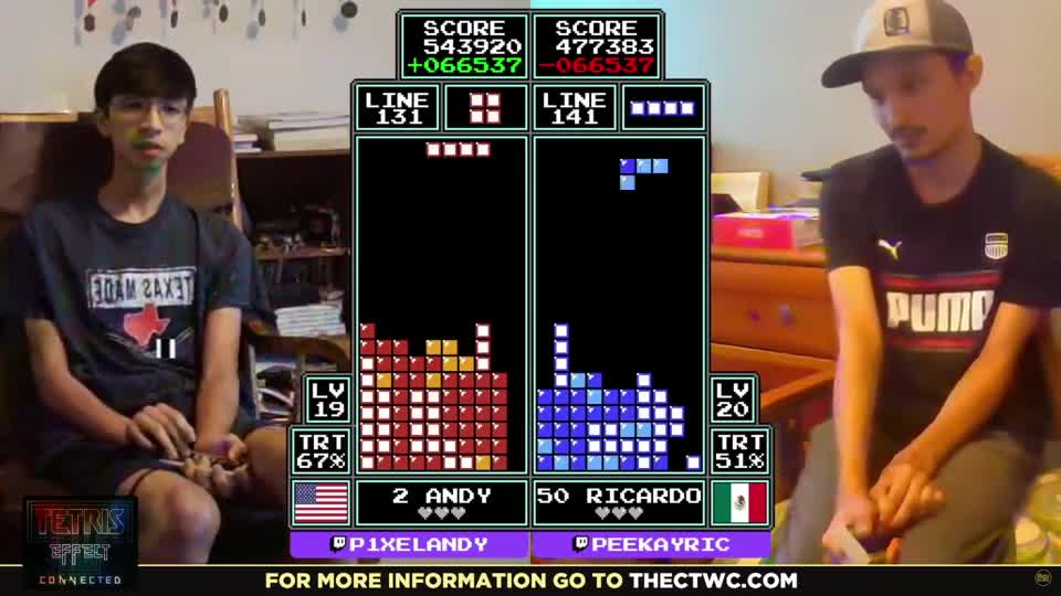 俄罗斯方块：天才少年初露狰容，10秒狂降1000块，霸气取胜