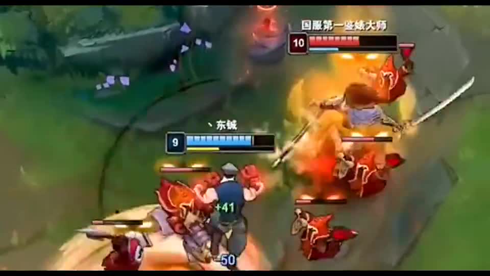 盲僧带着拳击手套对着亚索一顿胖揍，结果还没拿到人头！