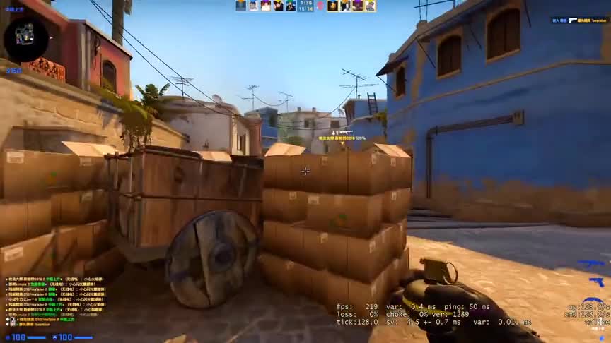 CSGO精彩击杀，3600小时高中生第3集，突破是认真的