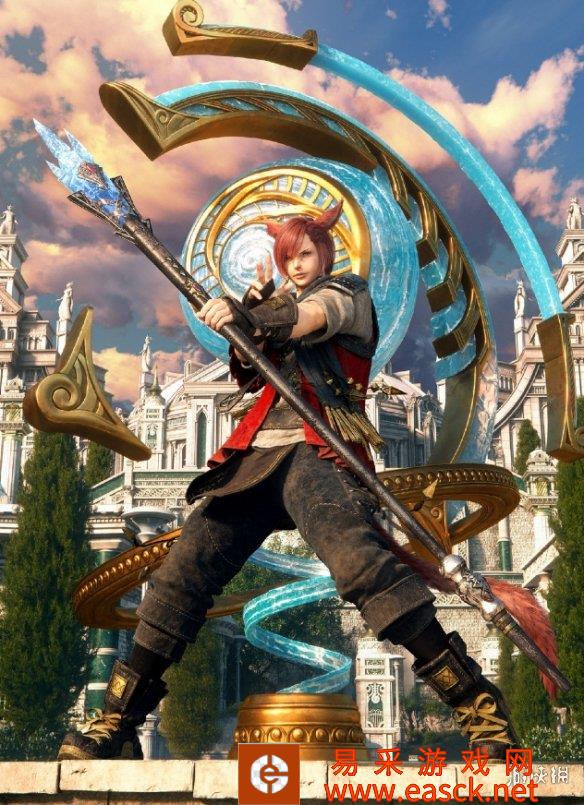 《最终幻想14》最新CG宣传图 小红猫古·拉哈·提亚！