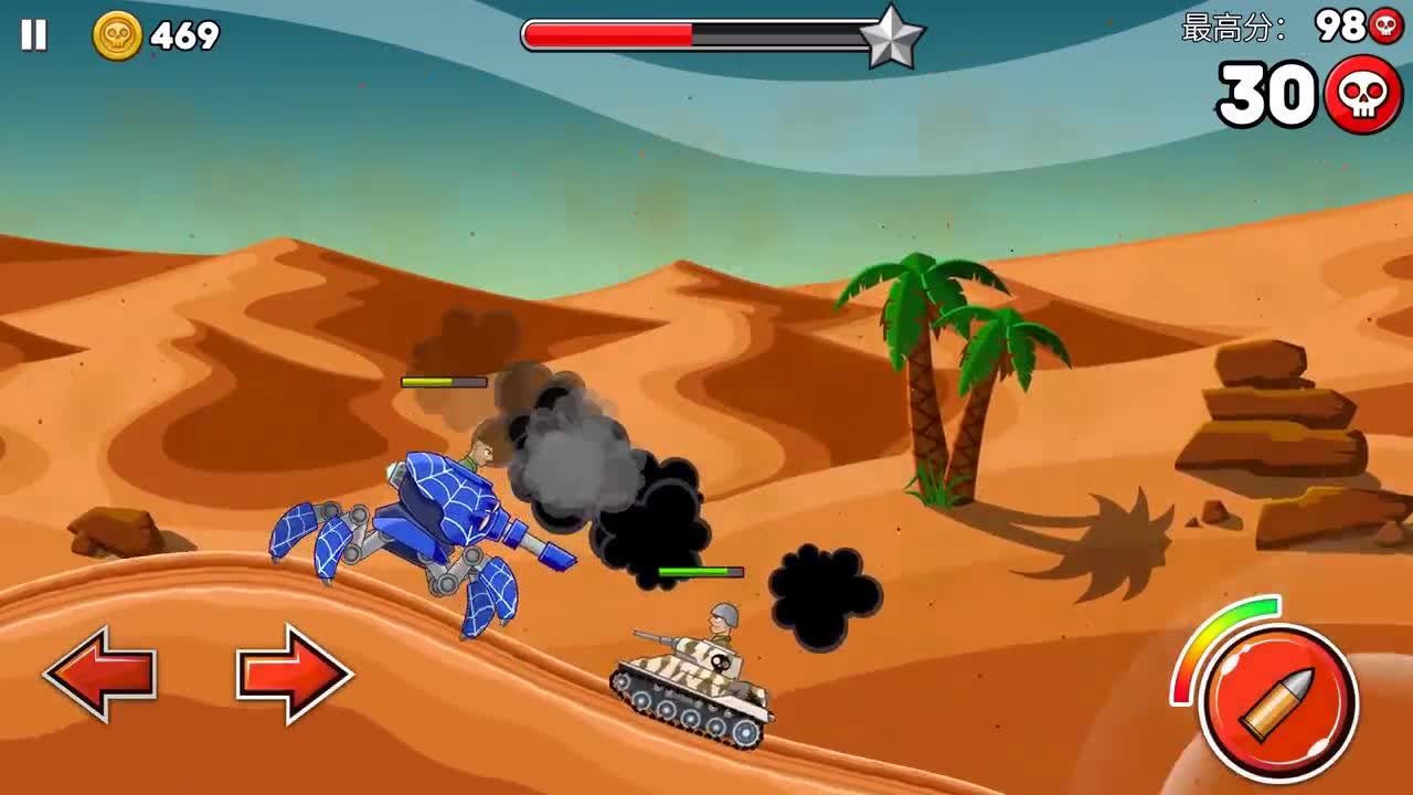 坦克大作战 解锁蜘蛛号新皮肤！狂鞭坦克发射巨型炸弹也只能被锤