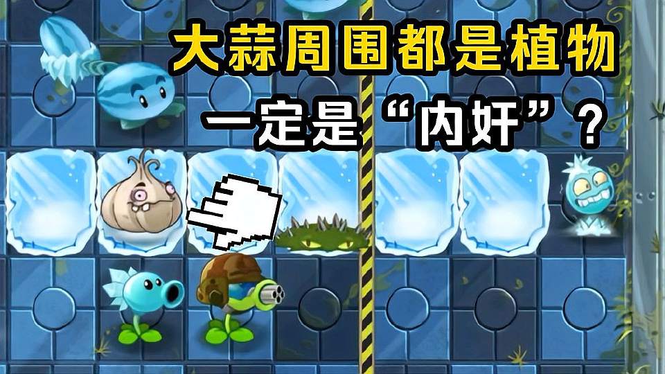 pvz2：这关大蒜不是内奸植物，只是个骗子！