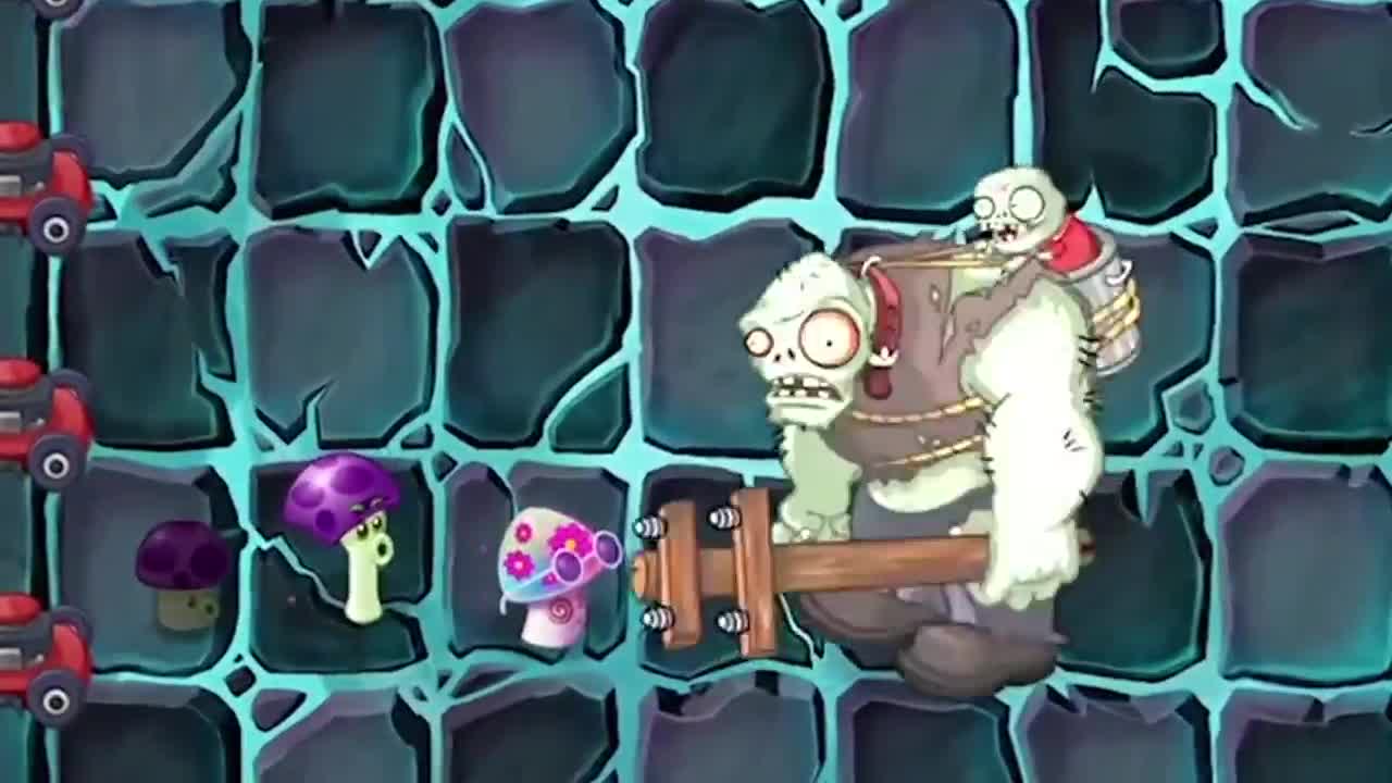 植物大战僵尸：小蘑菇的爸爸被抓走，他能打败巨人救出爸爸吗？