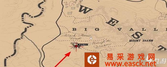 荒野大镖客2传说公鹿位置