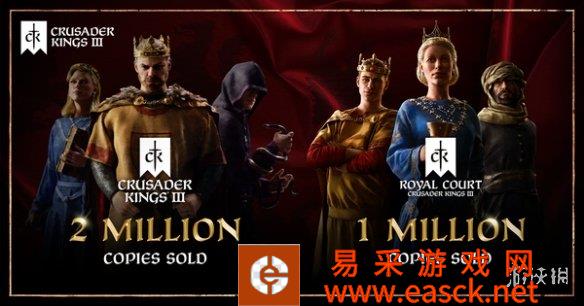 P社宣布中世纪模拟RPG《王国风云3》销量破200万！