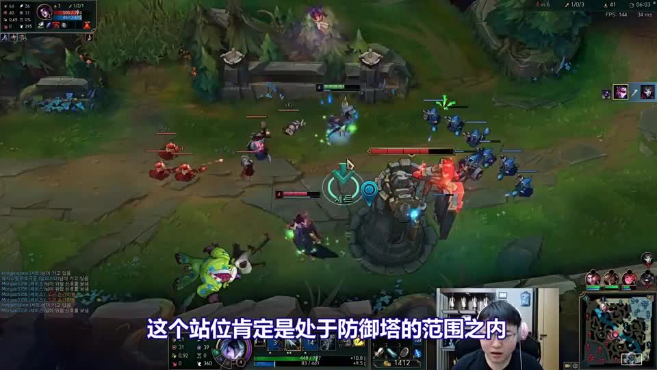 Uzi自创VN无伤越塔神技巧，站在塔下攻击不受伤害，比开挂还牛！