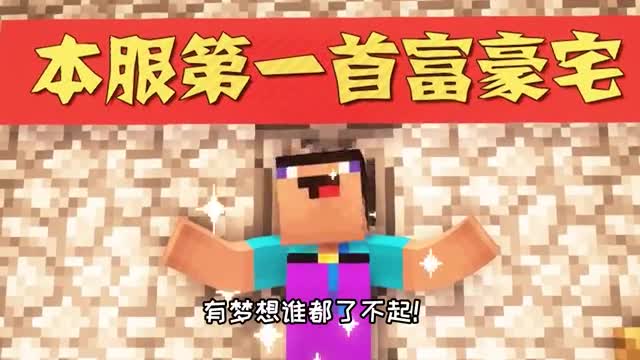 我的世界：当我的世界石头最值钱，首富的凝视