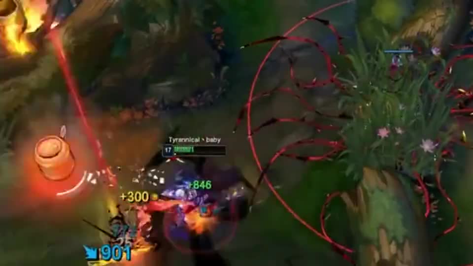 英雄联盟：这才是吸血鬼啊，丝血咬人，一口一个！