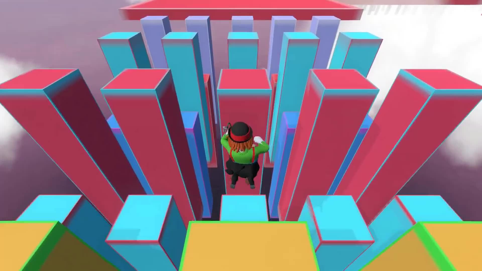 人类一败涂地：萌新过不去，西西找到规律通过会动台阶关卡