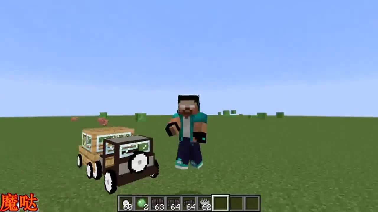 我的世界汽车工厂模组，这制作过程是阿魔见过最粗糙的