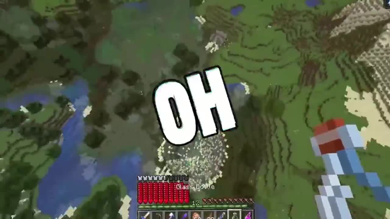 我的世界：自定义矿石？开采出的超级药水？一蹦上天！