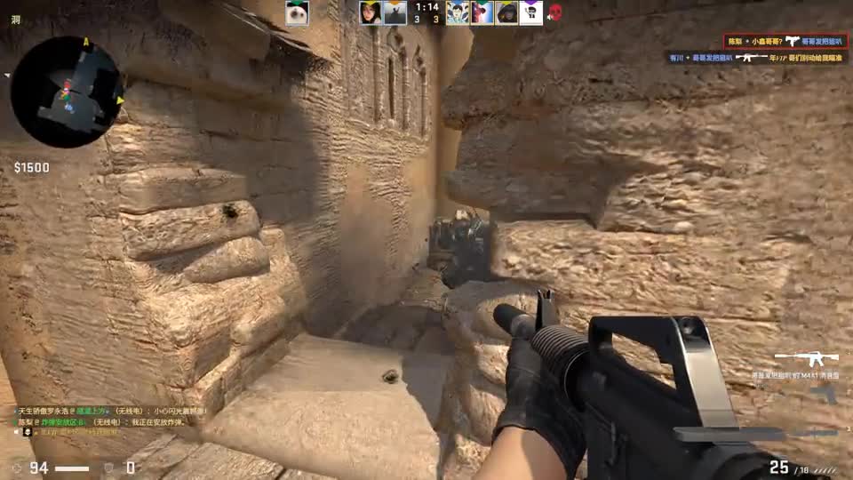 CSGO：这群匪徒是真的敢rush啊