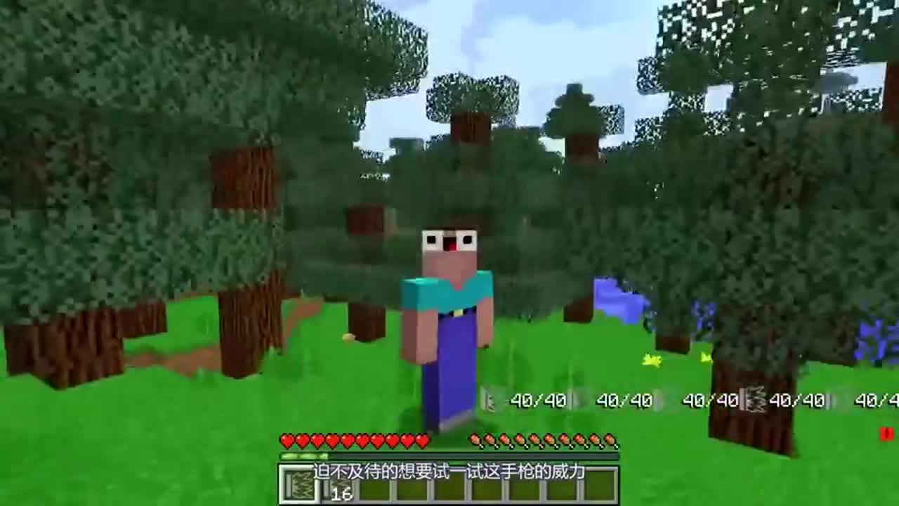我的世界：菜鸟VS专家，小手枪？大炮？谁的更厉害！